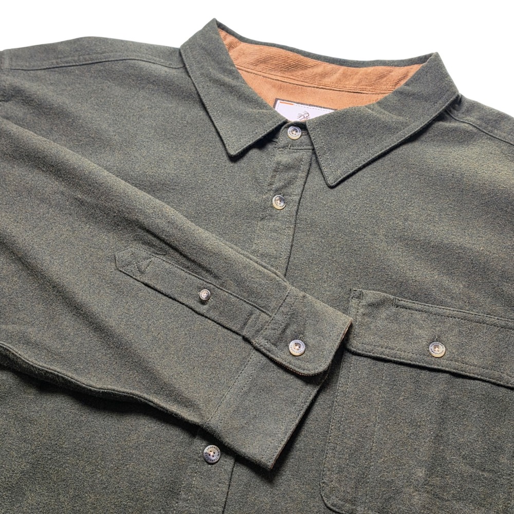Legendary Whitetails Mens 3XL Green Button Up Shirt Outdoor Workwear Casual